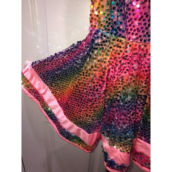 Girls Costume CURTAIN CALL candy shop jazz sequence Size Large (12-14) - Picture 4 of 11